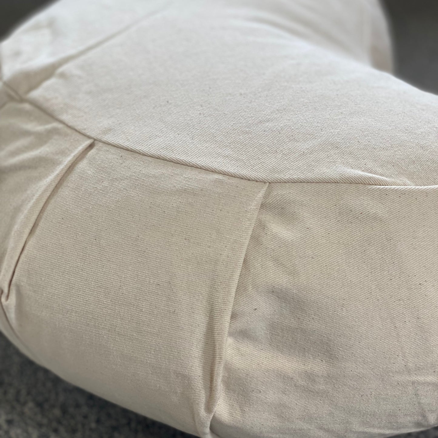 Crescent  Zafu Buckwheat Meditation Cushion