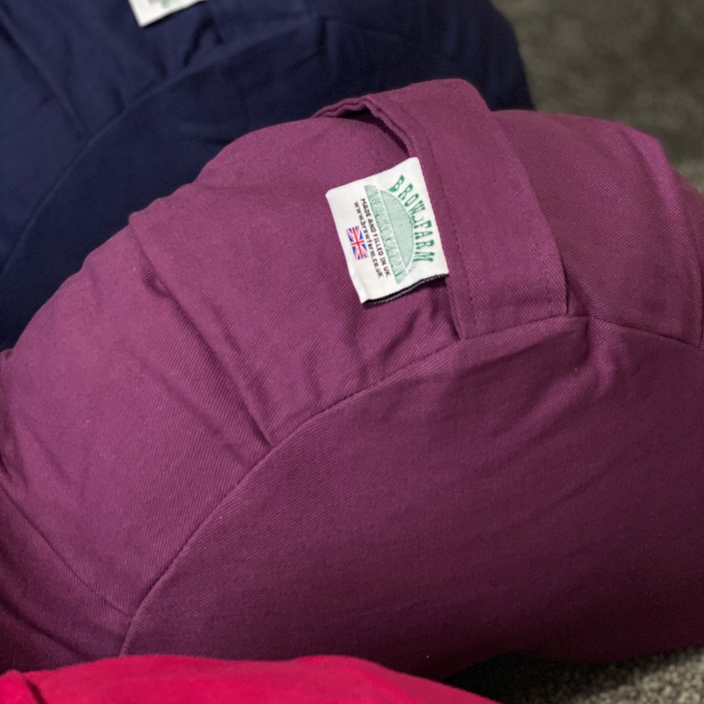 Crescent  Zafu Buckwheat Meditation Cushion