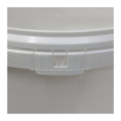 White Food Safe Bucket With Tamper Evident Lid, 10L